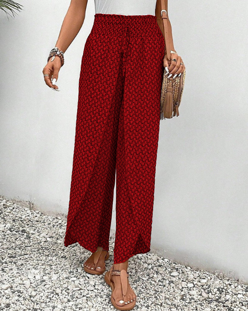 SUSANA™  Elasticated trousers with wide leg