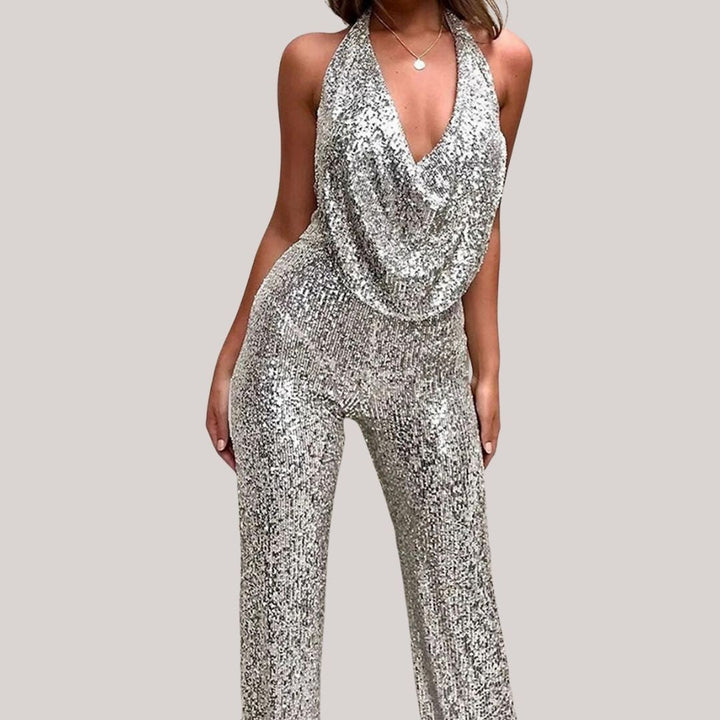 Zoey™ Elegant glitter jumpsuit