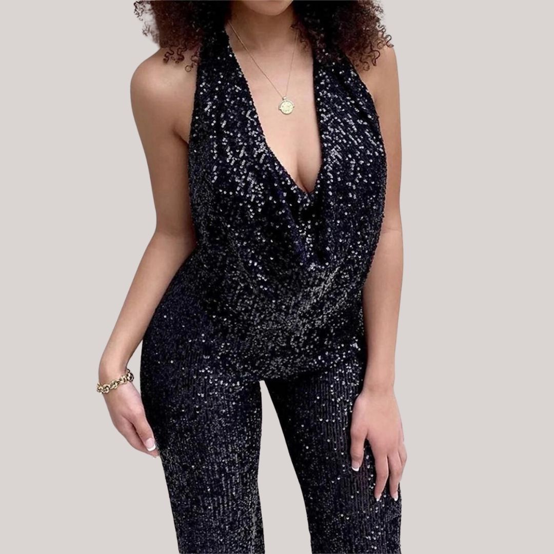 Zoey™ Elegant glitter jumpsuit