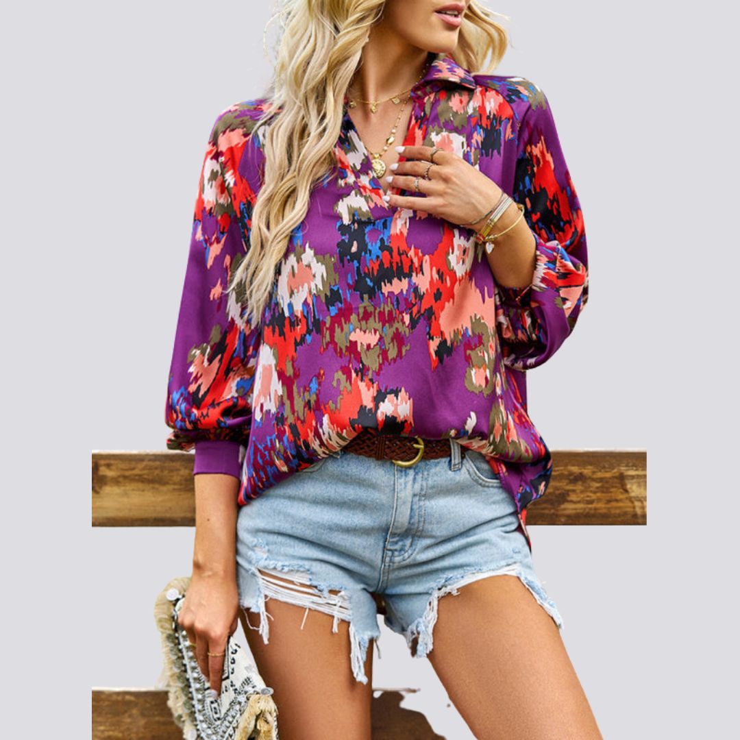 Lola™ V-neck blouse