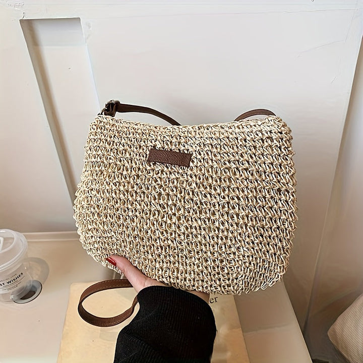 Sienna - Elegant Woven Straw Bag