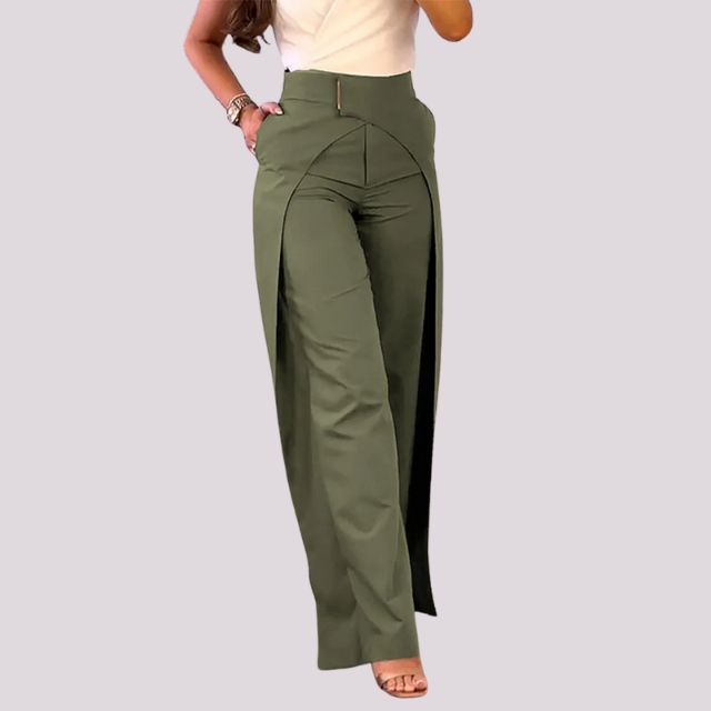 Miranda™ High waisted trousers with wide leg