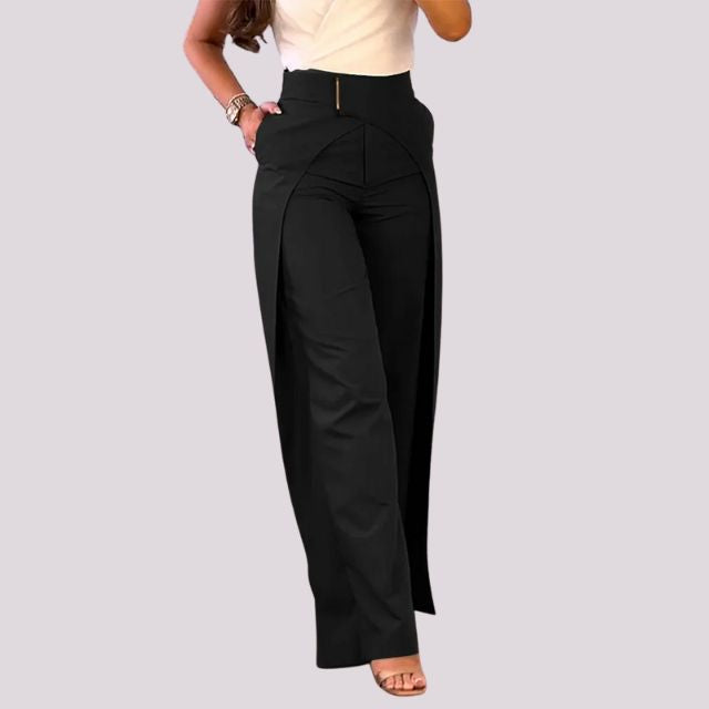 Miranda™ High waisted trousers with wide leg