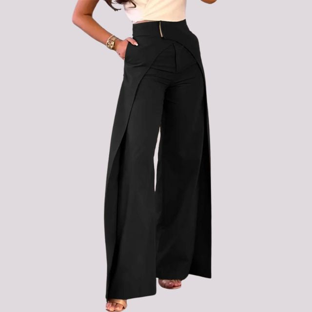 Miranda™ High waisted trousers with wide leg