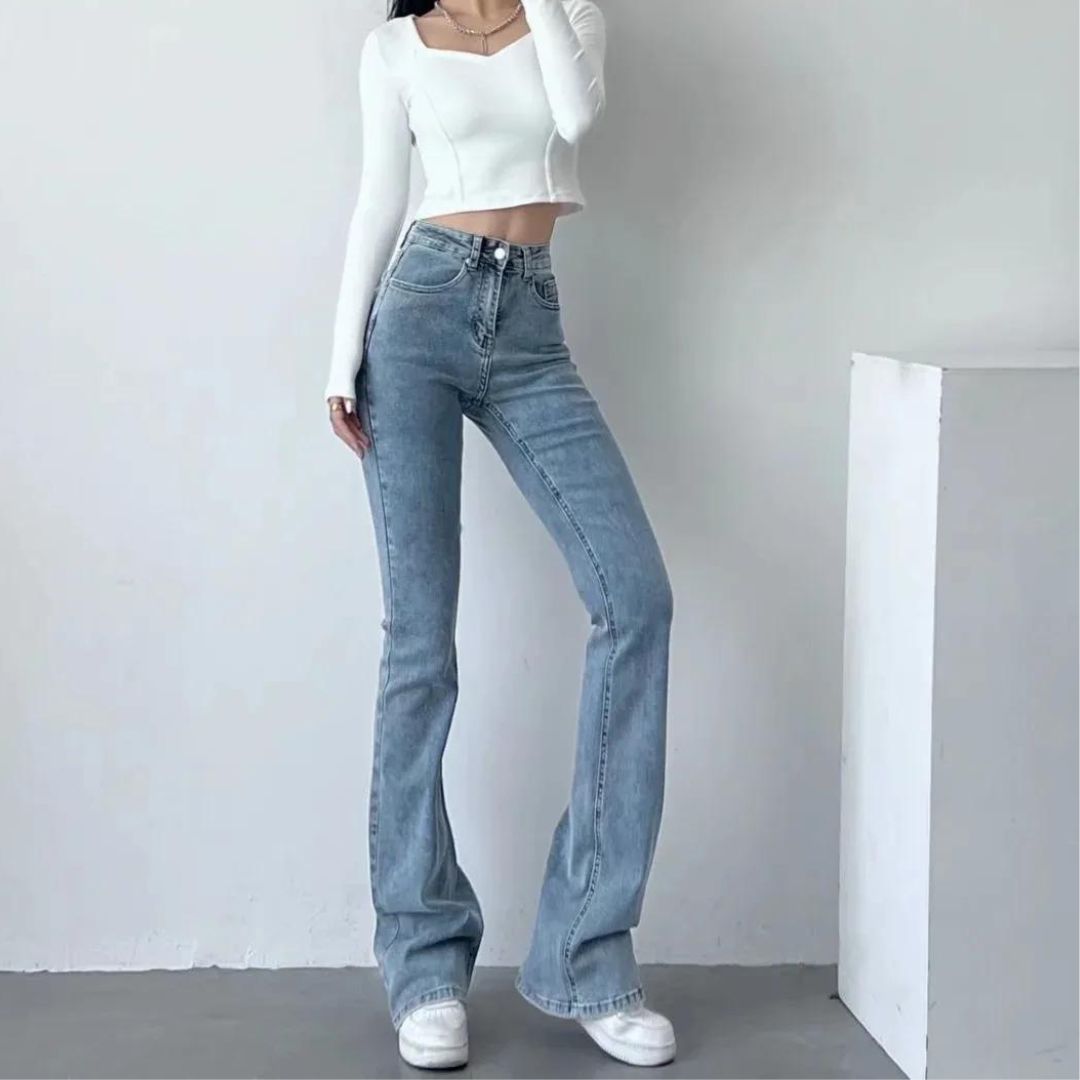 Ara™ Jeans With High Waist and Heart Fringes