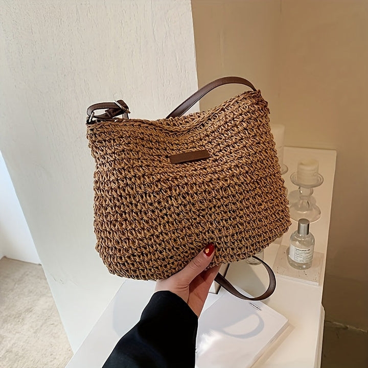 Sienna - Elegant Woven Straw Bag