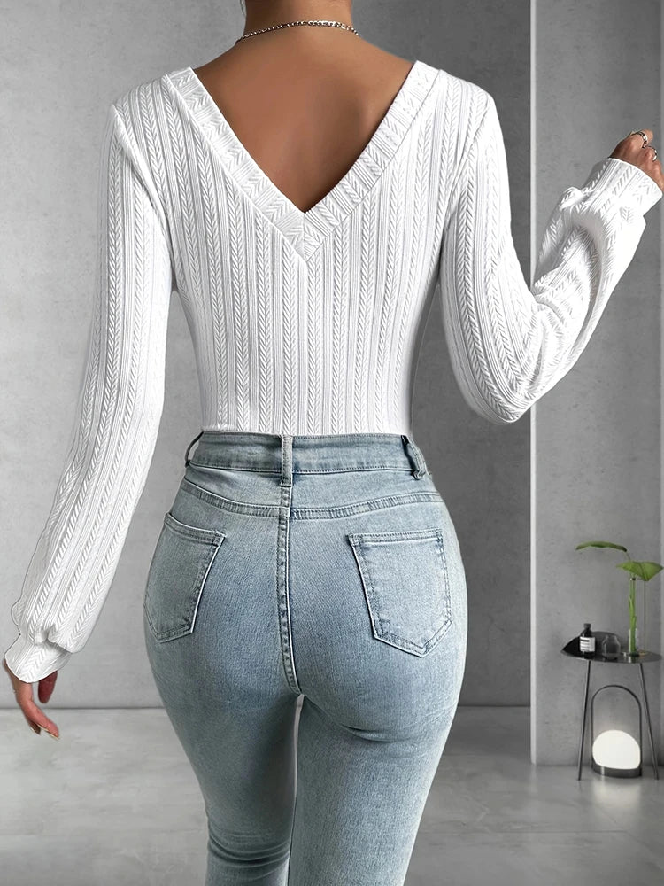 Monroe™ Bodysuit With Long Sleeves