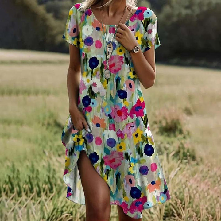 Leah™ Colorful floral dress