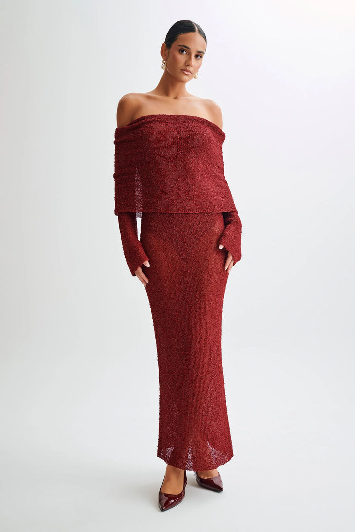 Marisol™ Off Shoulder Maxi Dress