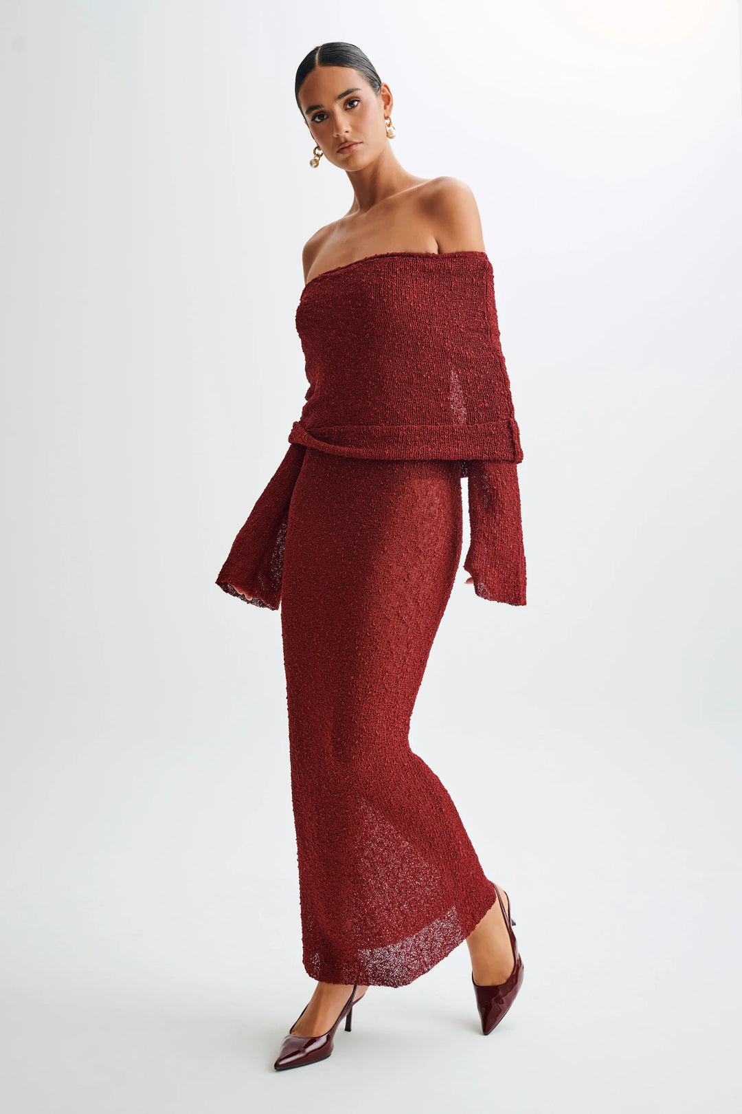 Marisol™ Off Shoulder Maxi Dress