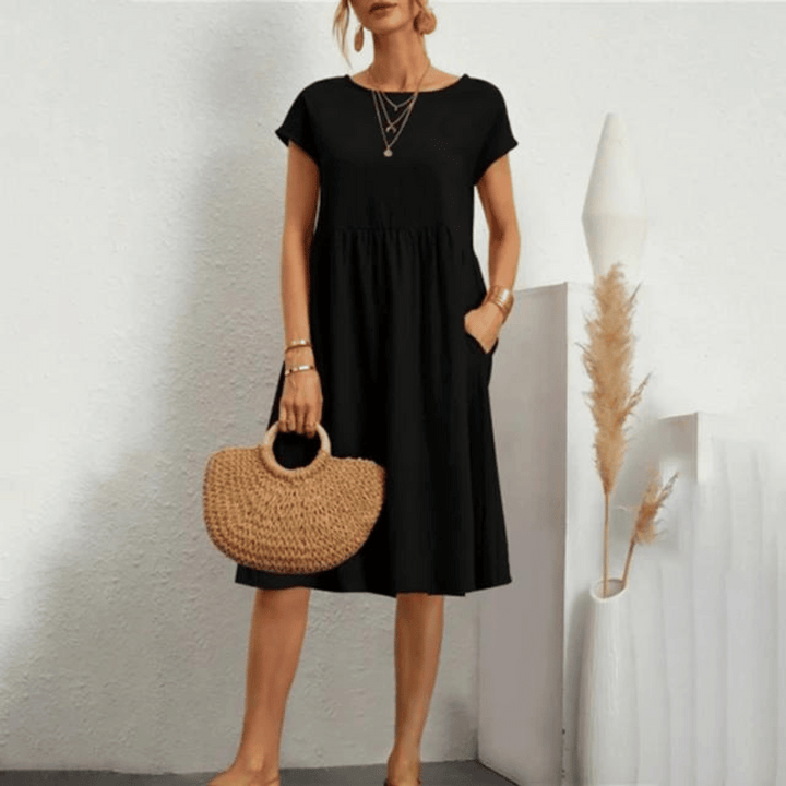 Nina® | Handcrafted tummy-covering Dress