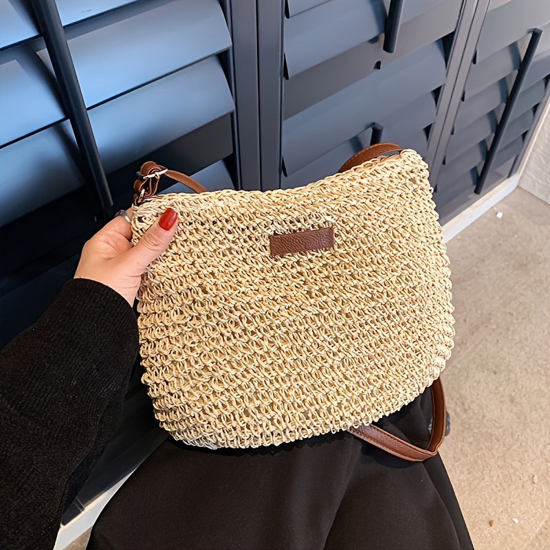 Sienna - Elegant Woven Straw Bag