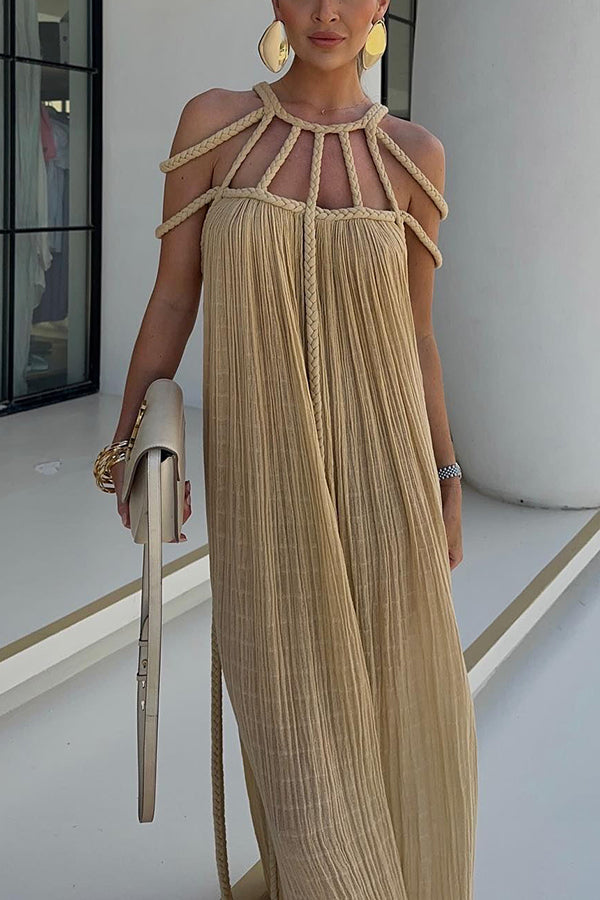 Amara™ backless maxi dress