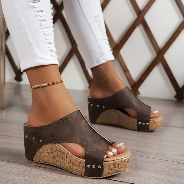 Andrea™ ERGONOMIC HIGH WEDGE SANDALS