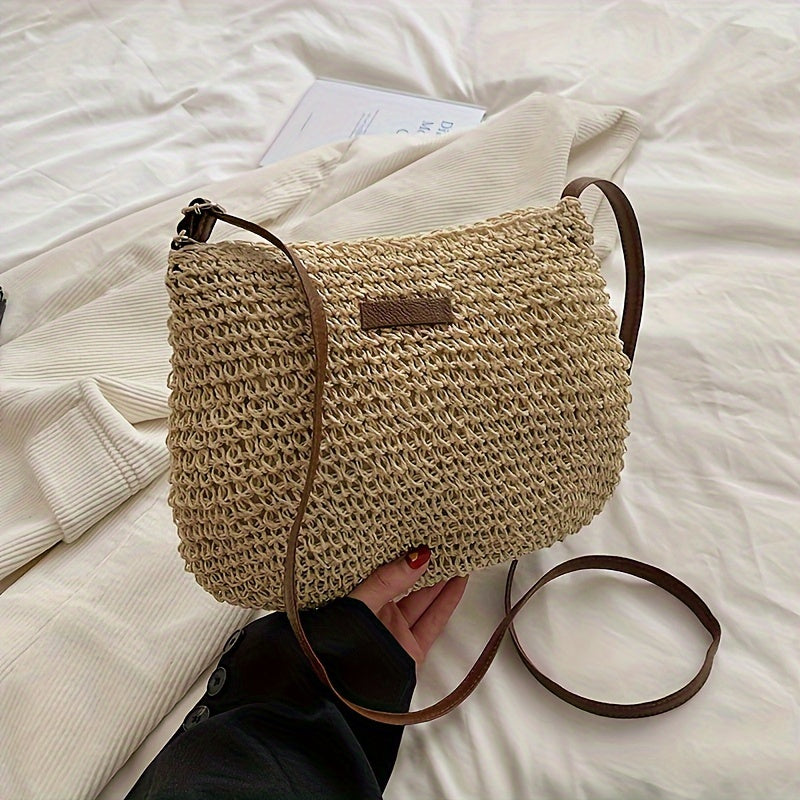 Sienna - Elegant Woven Straw Bag