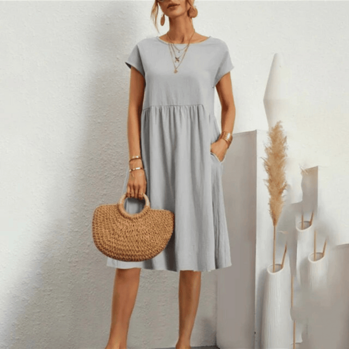 Nina® | Handcrafted tummy-covering Dress