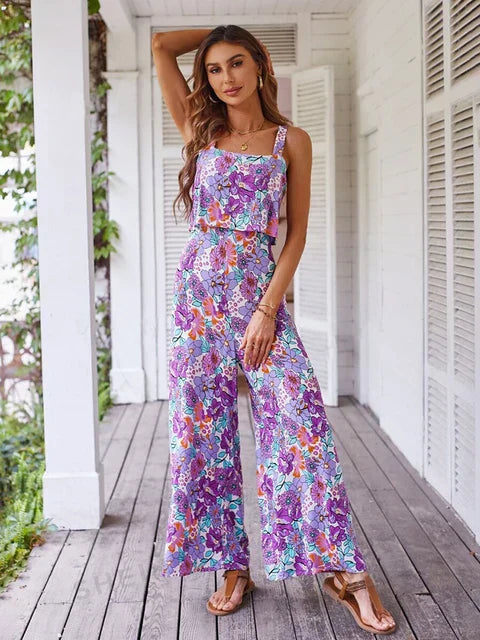 Breanna™ Floral wide-leg jumpsuit