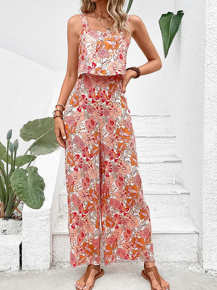 Breanna™ Floral wide-leg jumpsuit