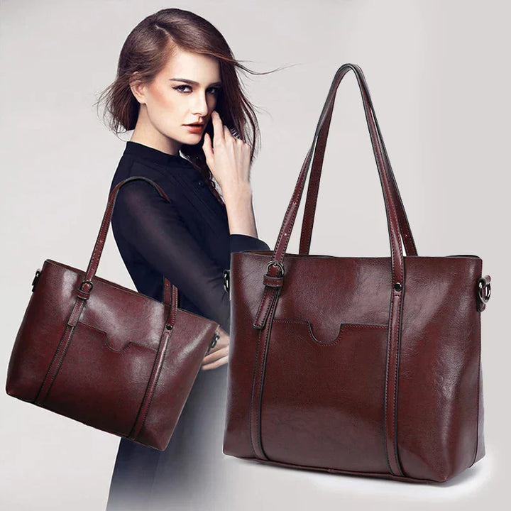 Kelley’s Refined Elegance | Luxury Leather Handbag