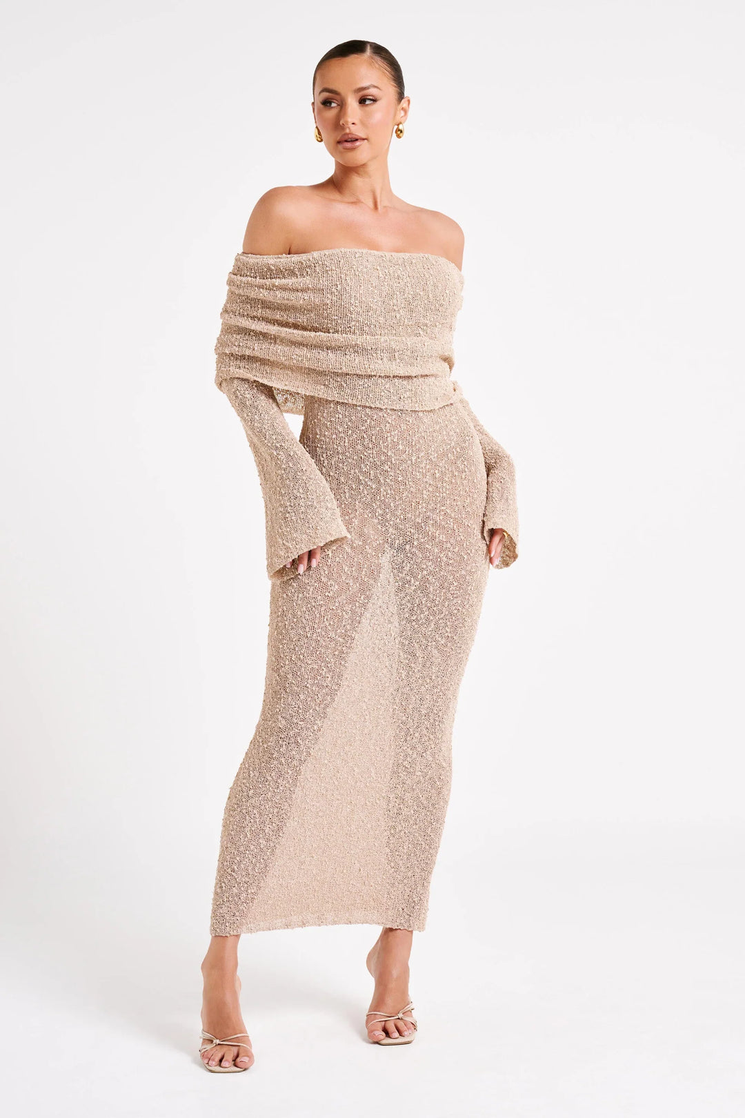 Marisol™ Off Shoulder Maxi Dress