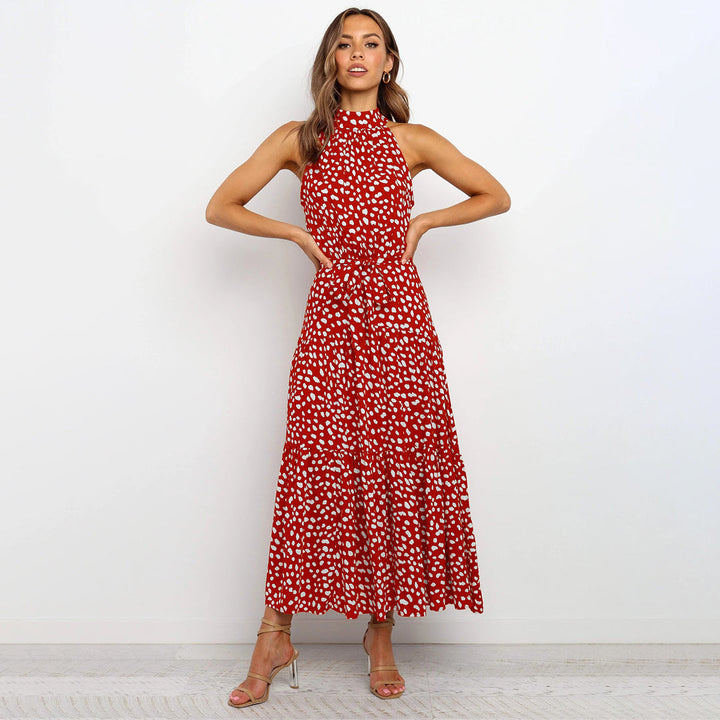 Grazyna™ Elegant long polka dress