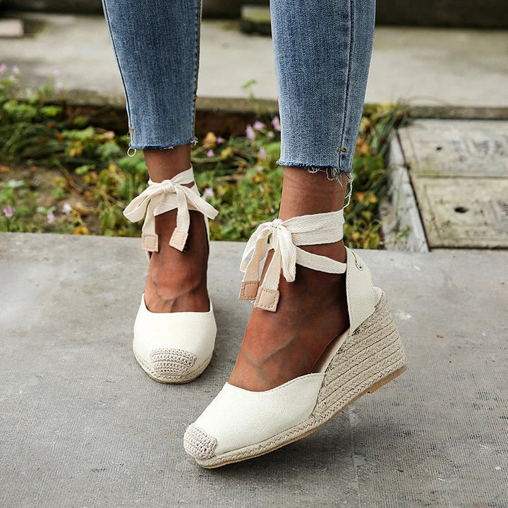 Edith™ Ankle Strap Wedge Casual Sandals