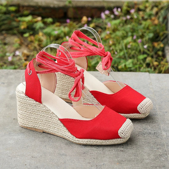 Edith™ Ankle Strap Wedge Casual Sandals