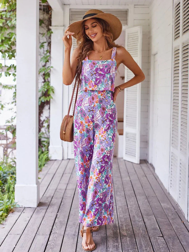 Breanna™ Floral wide-leg jumpsuit