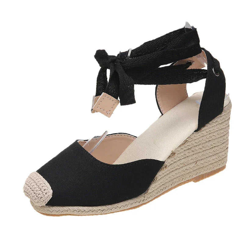 Edith™ Ankle Strap Wedge Casual Sandals