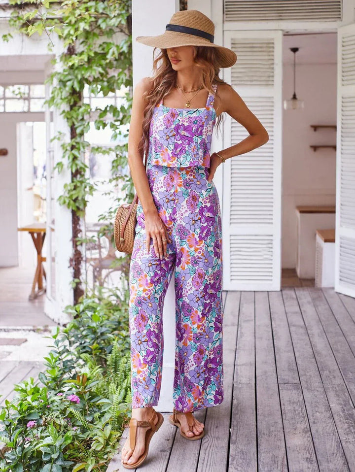 Breanna™ Floral wide-leg jumpsuit