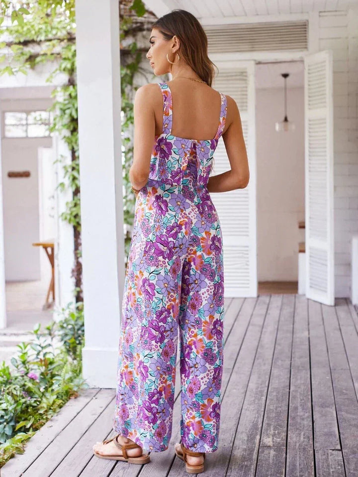 Breanna™ Floral wide-leg jumpsuit