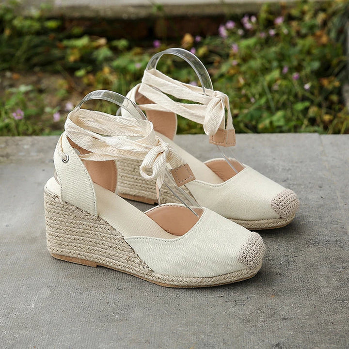 Edith™ Ankle Strap Wedge Casual Sandals