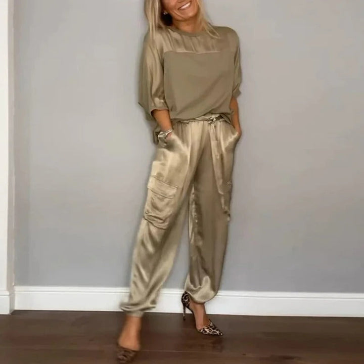 Khloe™ Elegant Top & trousers set