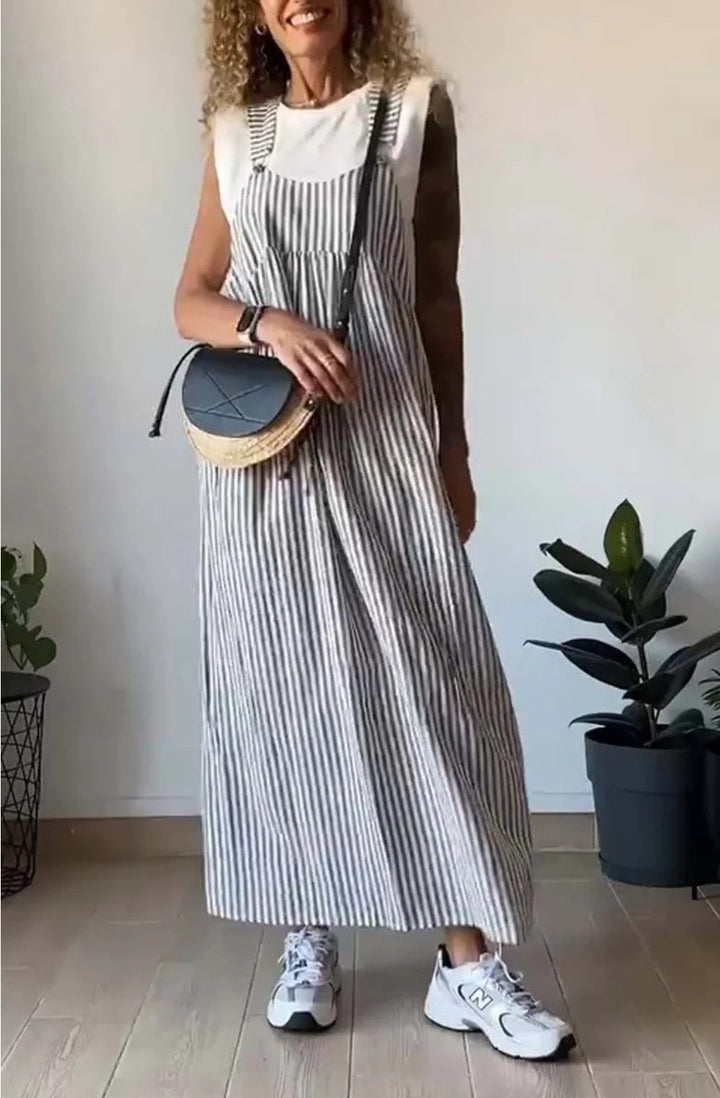 Alice™ | Striped casual jumpsuit dress