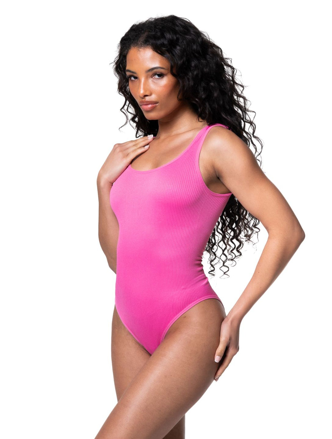 Ribbed Snatched Shapewear Bodysuit