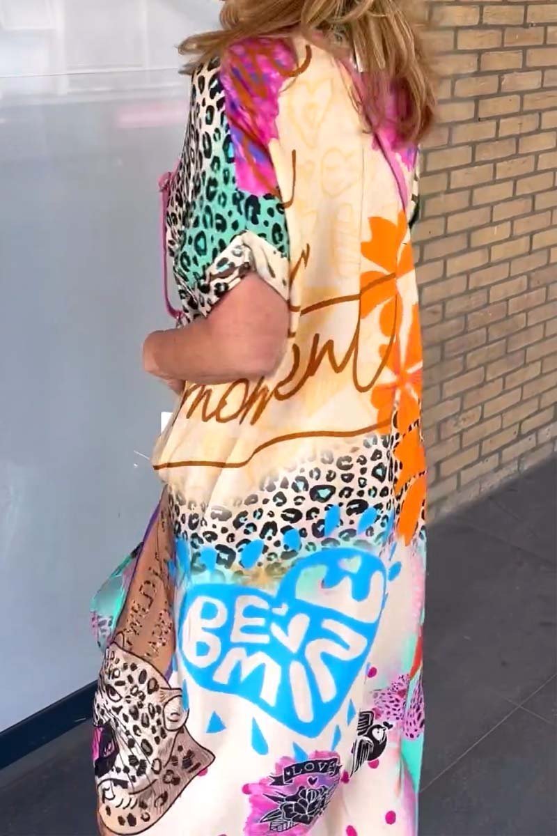 Meagan™ Colourful Leopard Dress