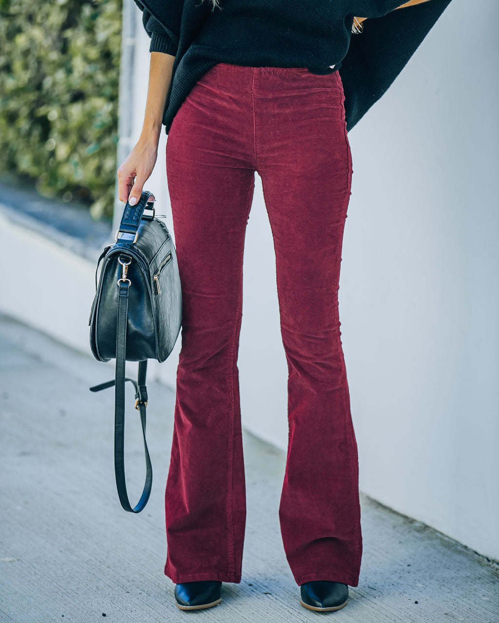 Imogen™ flared trousers with stretch