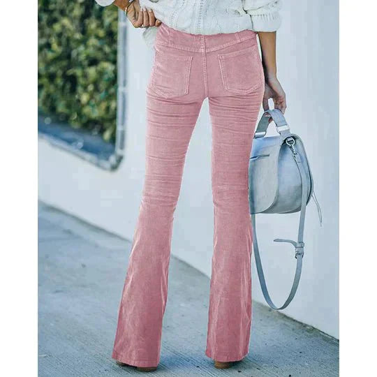 Imogen™ flared trousers with stretch