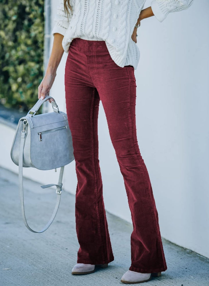 Imogen™ flared trousers with stretch